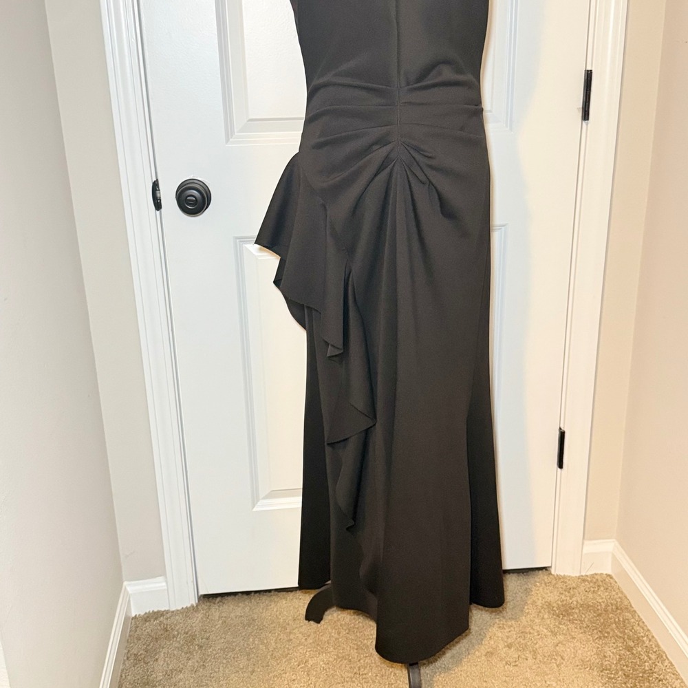Xscape Women's Evening Bodycon Dress Black 14 Petite - Picture 8 of 13